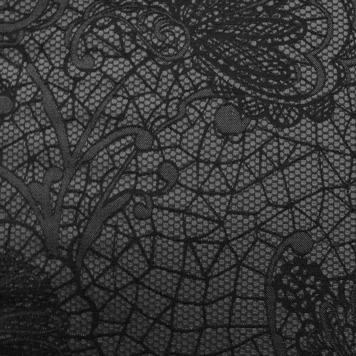 Accessorize Trudie Black Jacquard Quilt Cover Set Single - Harrogates