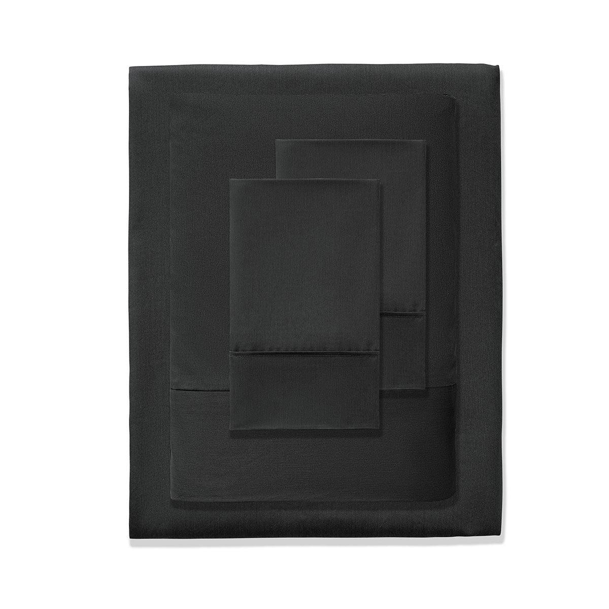Accessorize 400TC Charcoal Bamboo Cotton Sheet Set 40cm Wall King - Harrogates