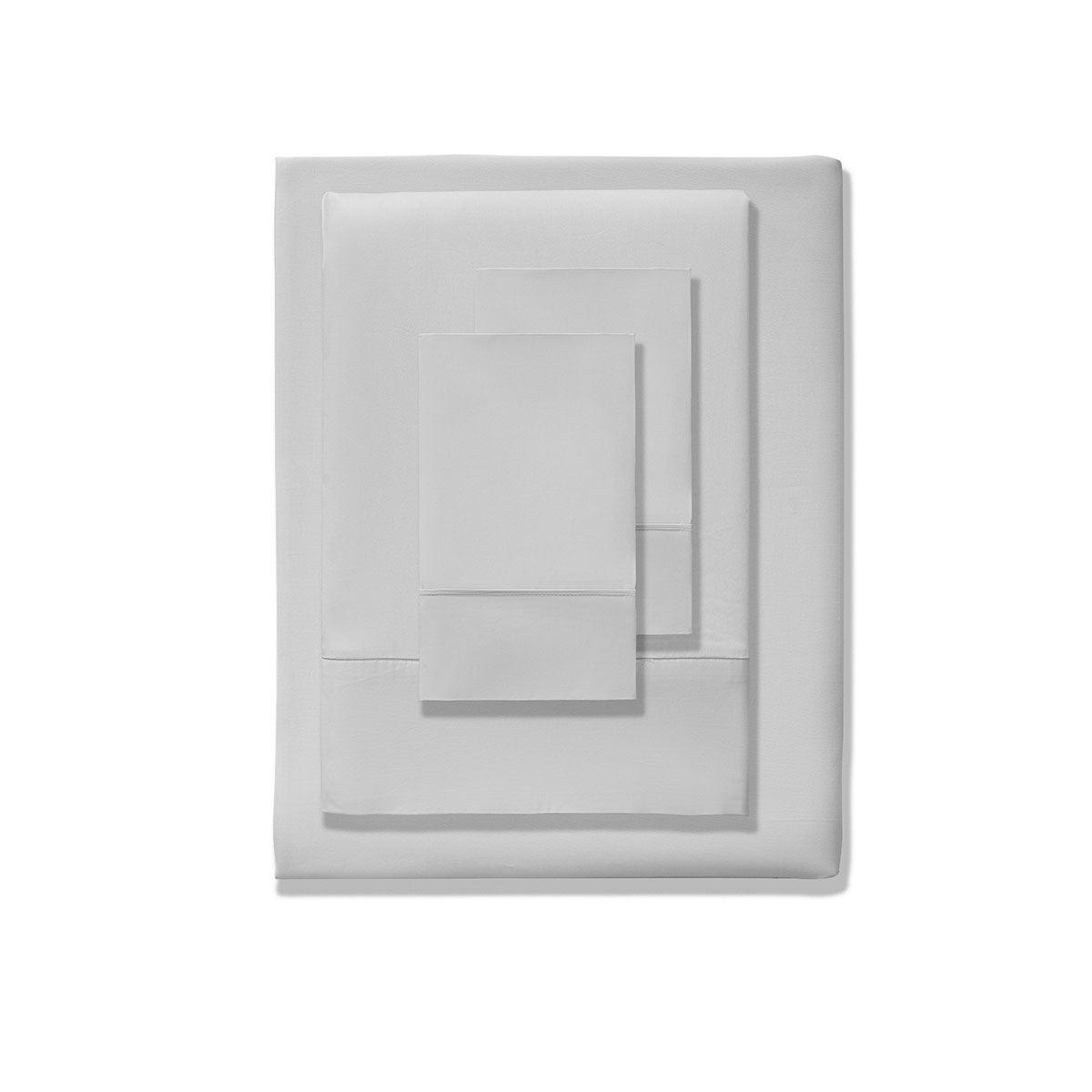 Accessorize 400TC Grey Bamboo Cotton Sheet Set 40cm Wall Queen - Harrogates