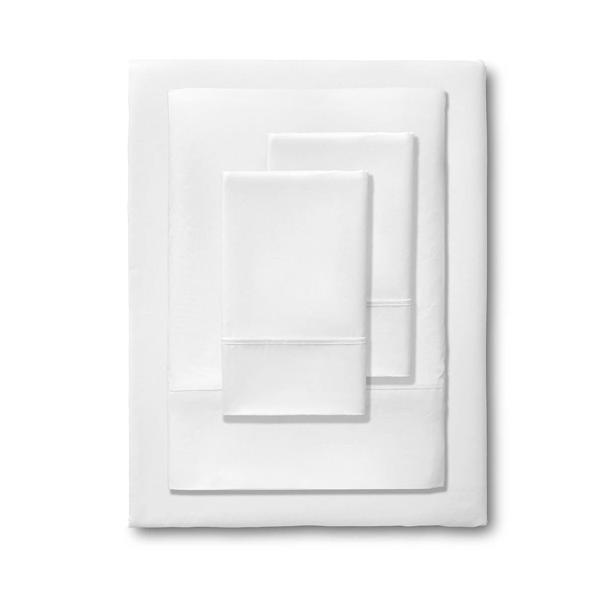 Accessorize 400TC White Bamboo Cotton Sheet Set 40cm Wall Single - Harrogates