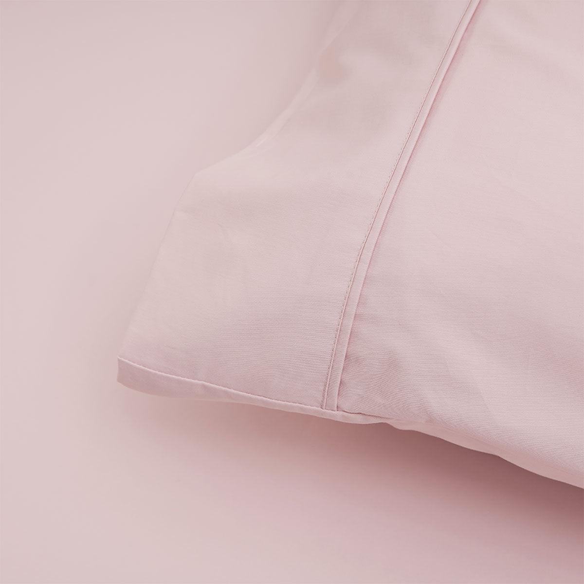 Accessorize 400TC Blush Bamboo Cotton Mega / Super Sheet Set 50cm Wall Queen - Harrogates