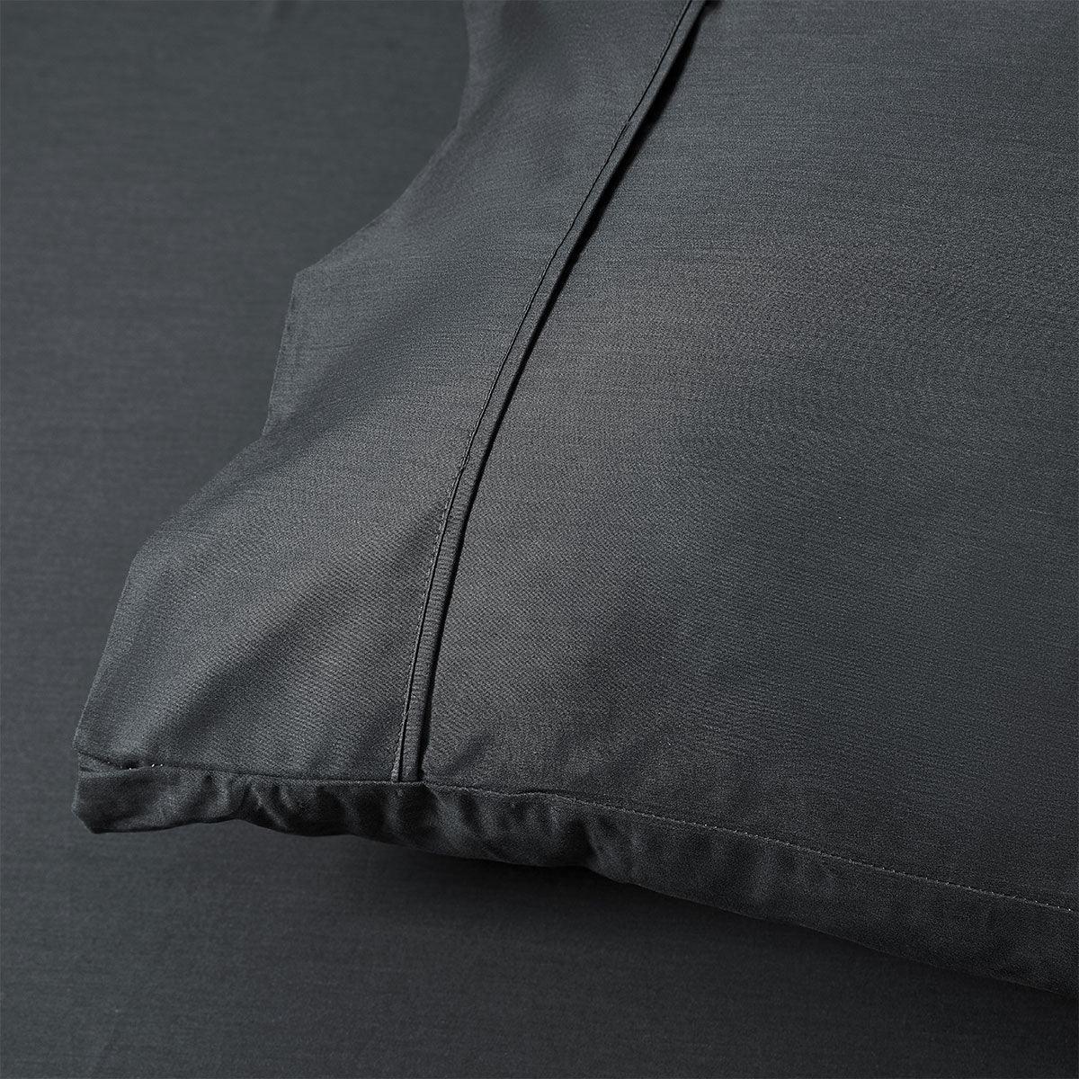 Accessorize 400TC Charcoal Bamboo Cotton Mega / Super Sheet Set 50cm Wall Queen - Harrogates