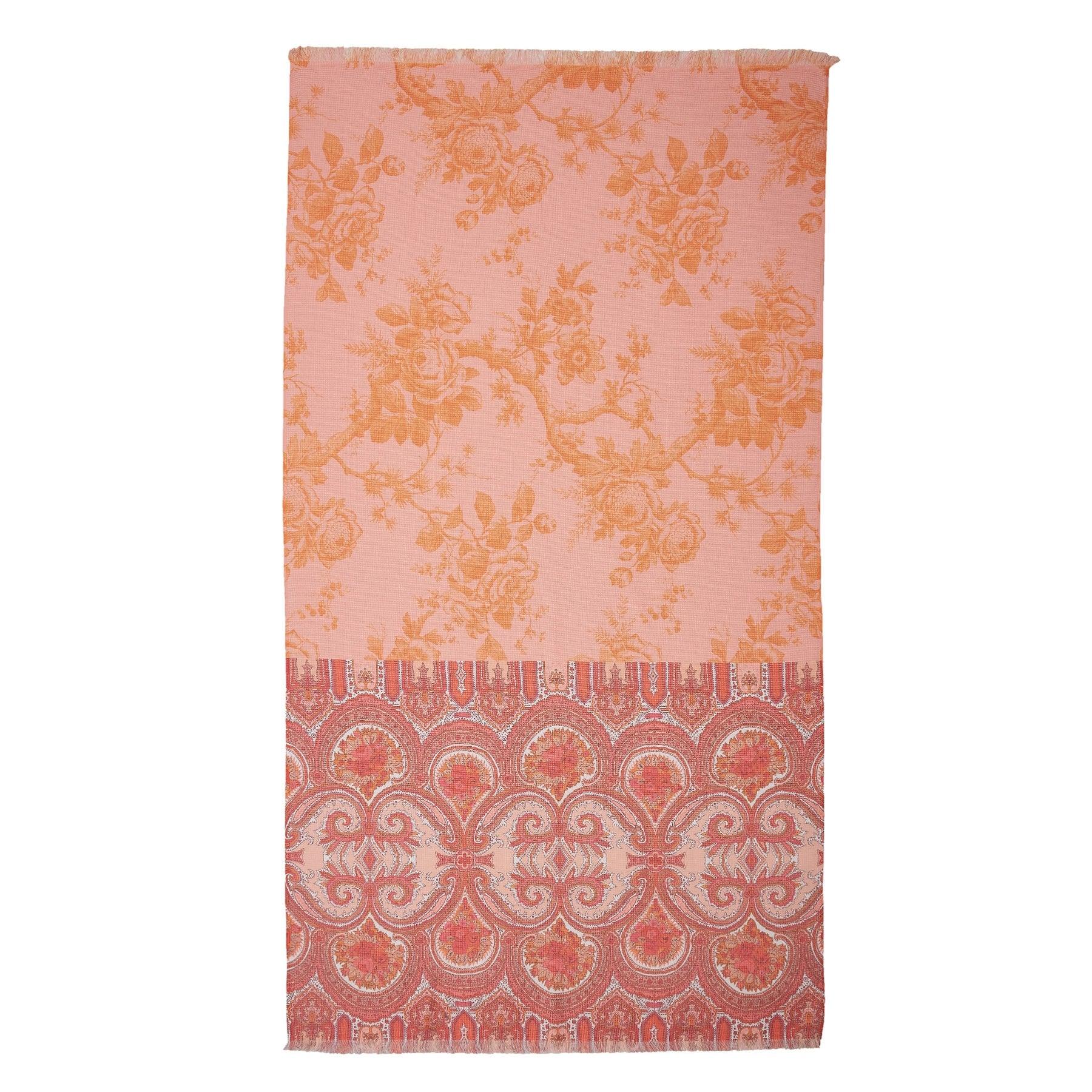 Oilily Cotton Digital Print Large Towel Bright Rose - Harrogates