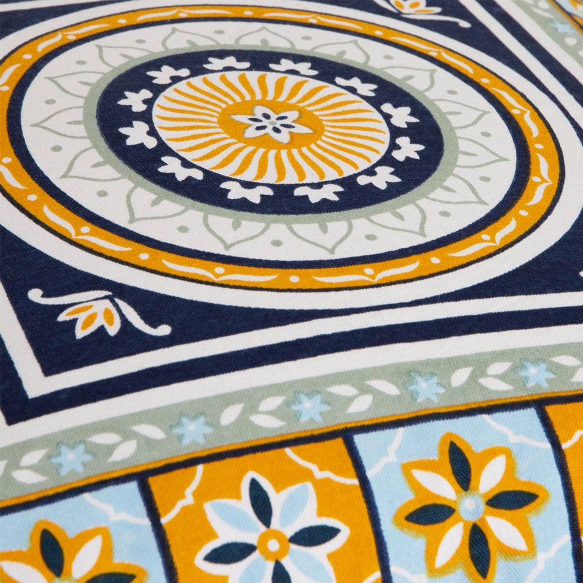 J Elliot Home Kasbah Luxury Filled Cushion 50 x 50cm Blue - Harrogates