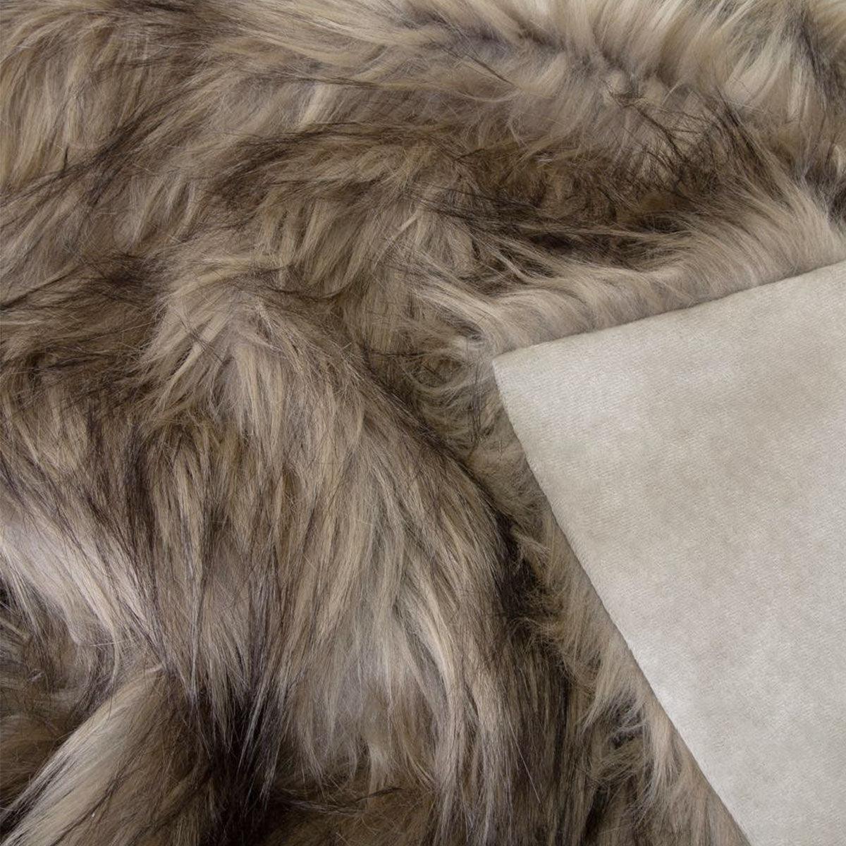 J Elliot Home Elk Luxury Faux Fur Throw 130 x 160cm - Harrogates