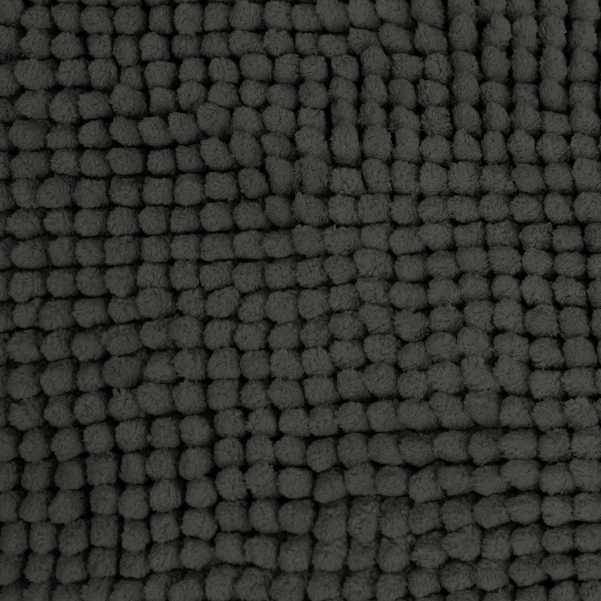 Toggle Microfiber Bath Mat Contoured Charcoal - Harrogates