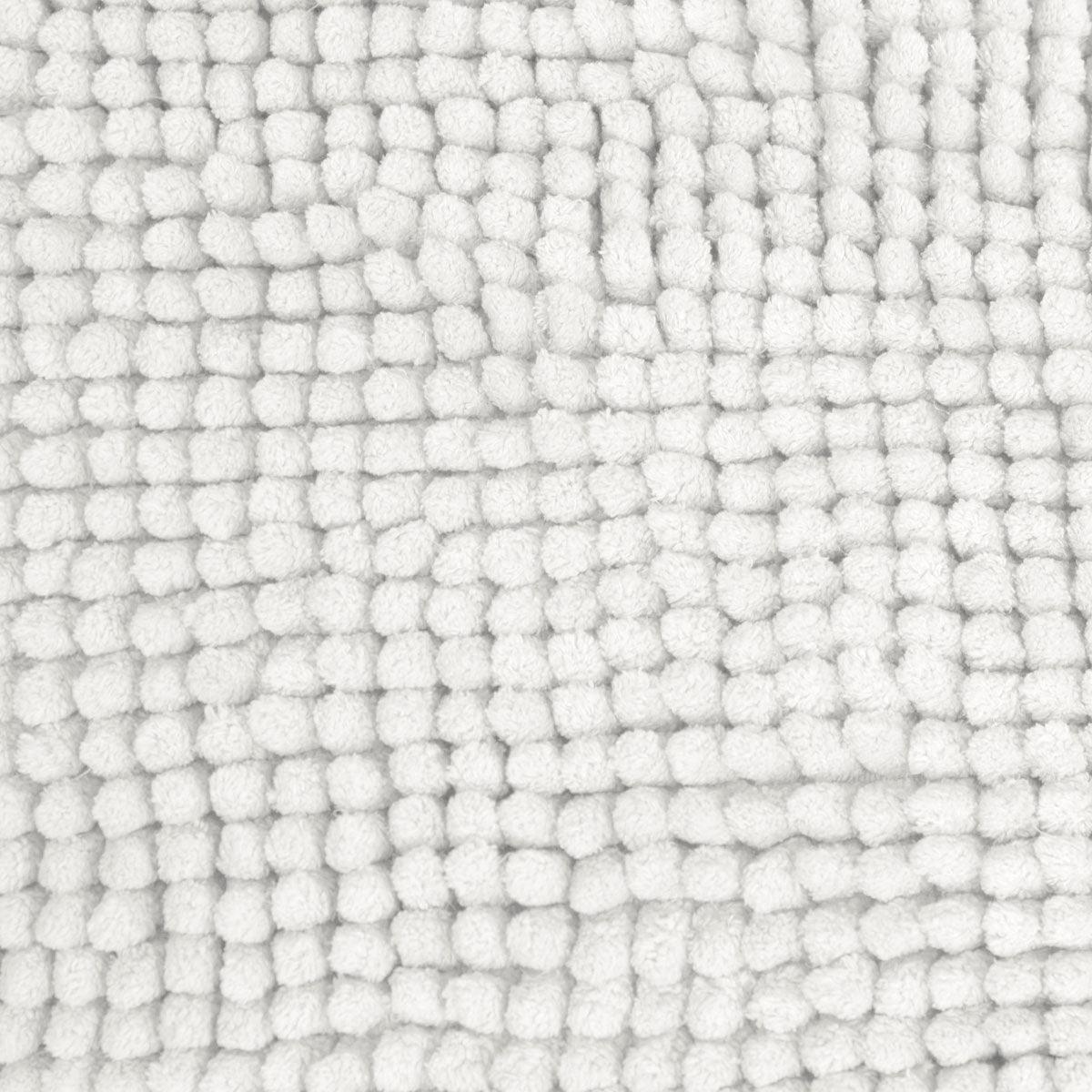 Toggle Microfiber Bath Mat Large White - Harrogates