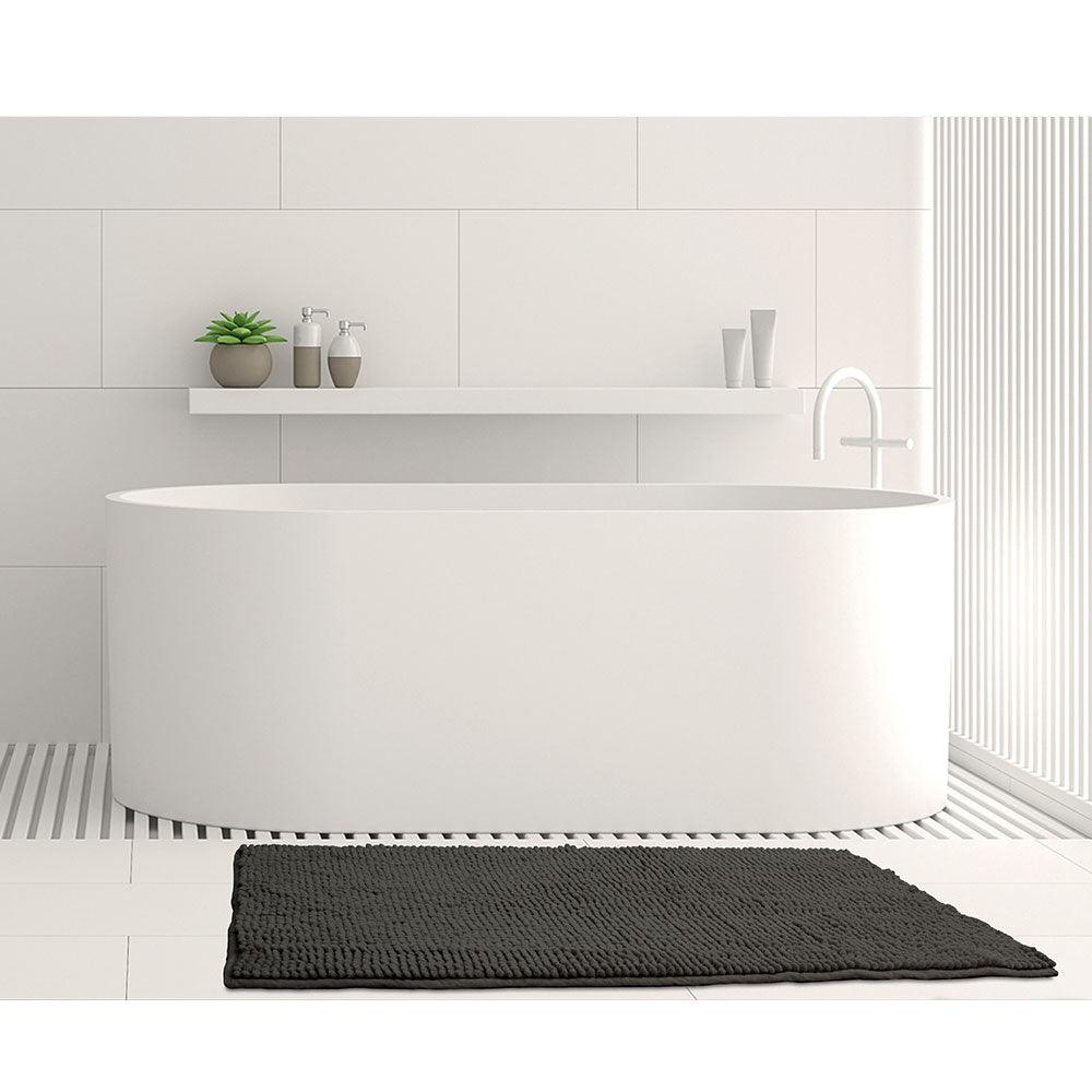 Toggle Microfiber Bath Mat Medium Charcoal - Harrogates