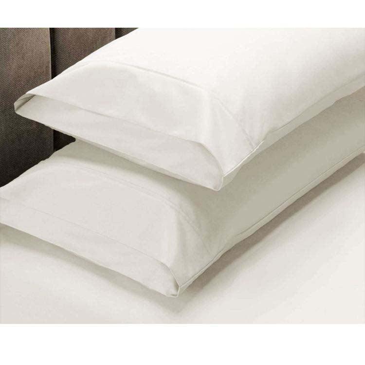 Apartmento 225TC Fitted Sheet Set King Cream plus 2 Pillowcases - Harrogates