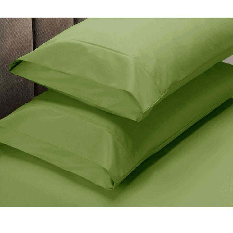 Apartmento 225TC Fitted Sheet Set King Lime plus 2 Pillowcases - Harrogates