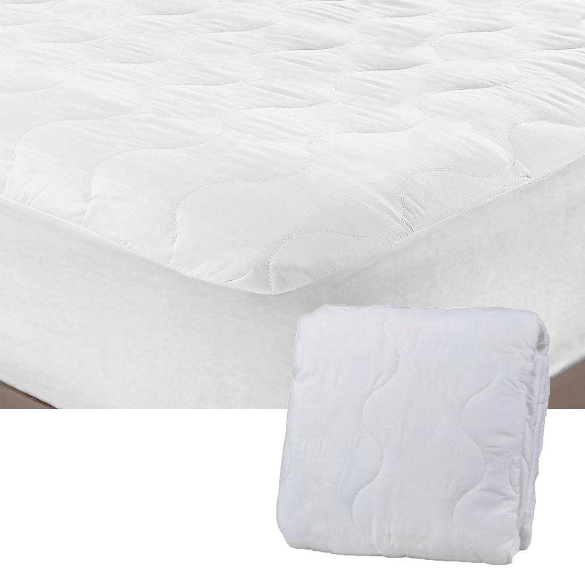 Essentially Home Living Microfibre Quilted Fitted Mattress Protector - SINGLE - Harrogates