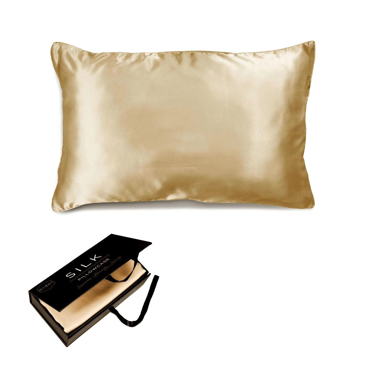 Ardor Mulberry Silk Standard Pillowcase Golden Princess - Harrogates