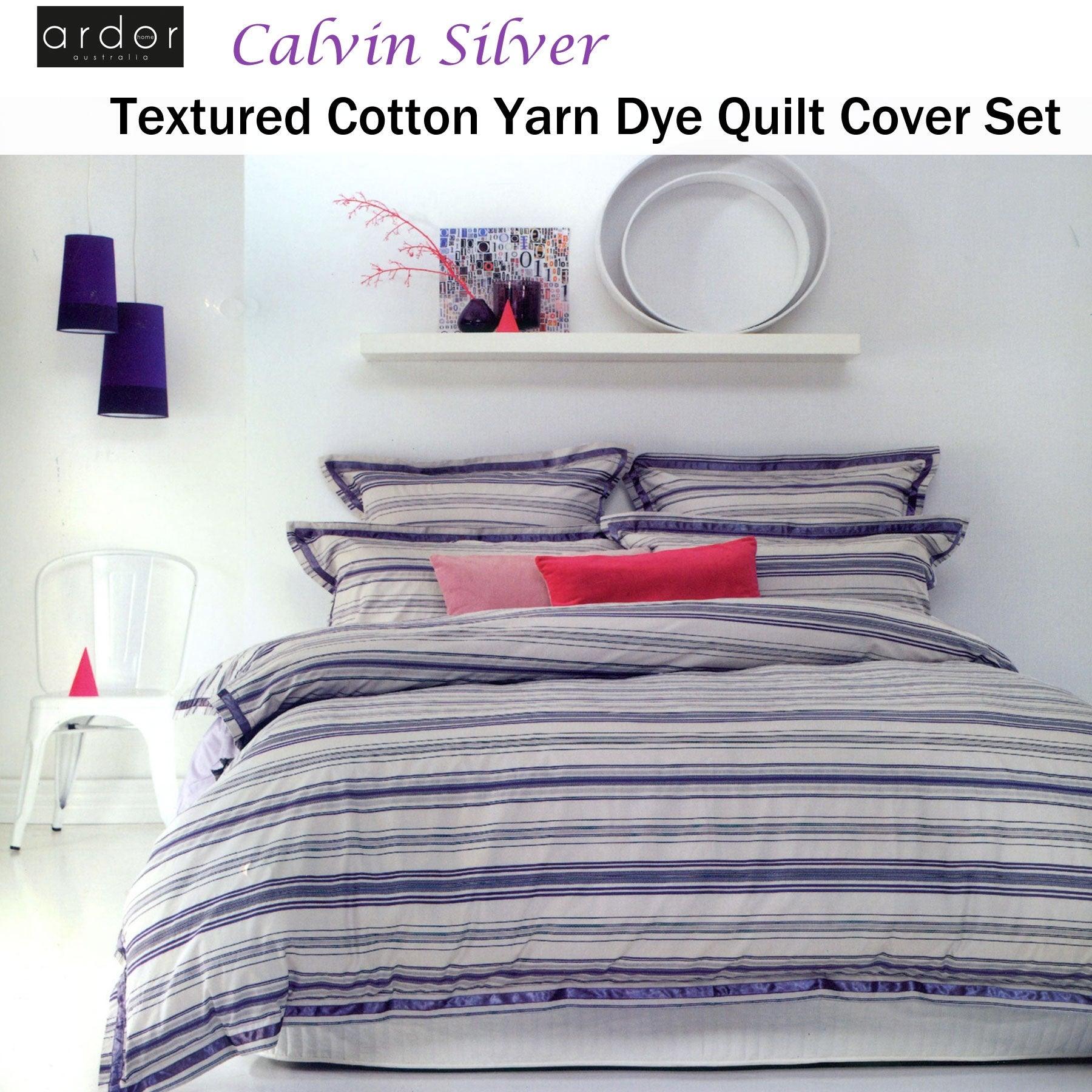 Ardor Calvin Quilt Cover Set - King - Harrogates