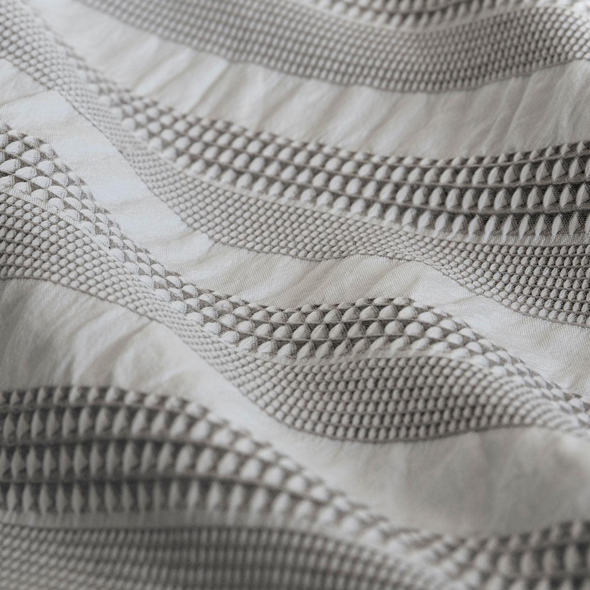 Ardor Cove Charcoal Seersucker Waffle Quilt Cover Set King - Harrogates