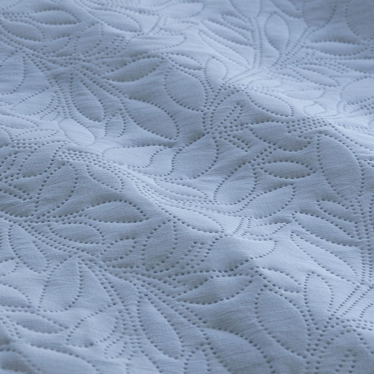 Ardor Lottie Bluebell Pinsonic Embossed Quilt Cover Set Queen - Harrogates