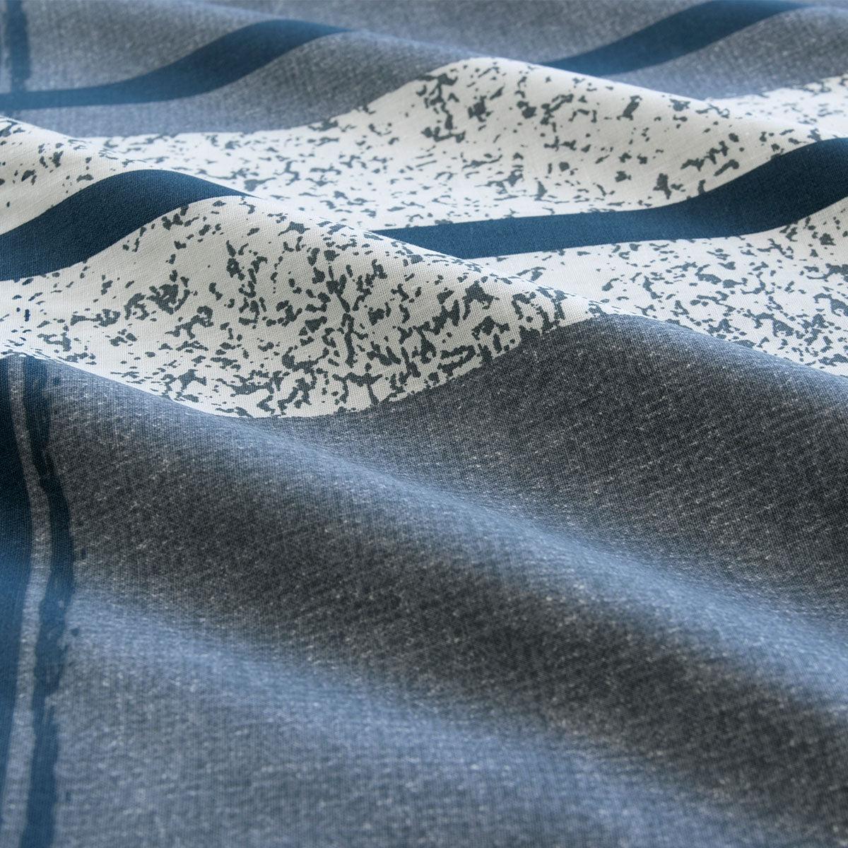 Ardor Mateo Navy Polyester Cotton Quilt Cover Set King - Harrogates