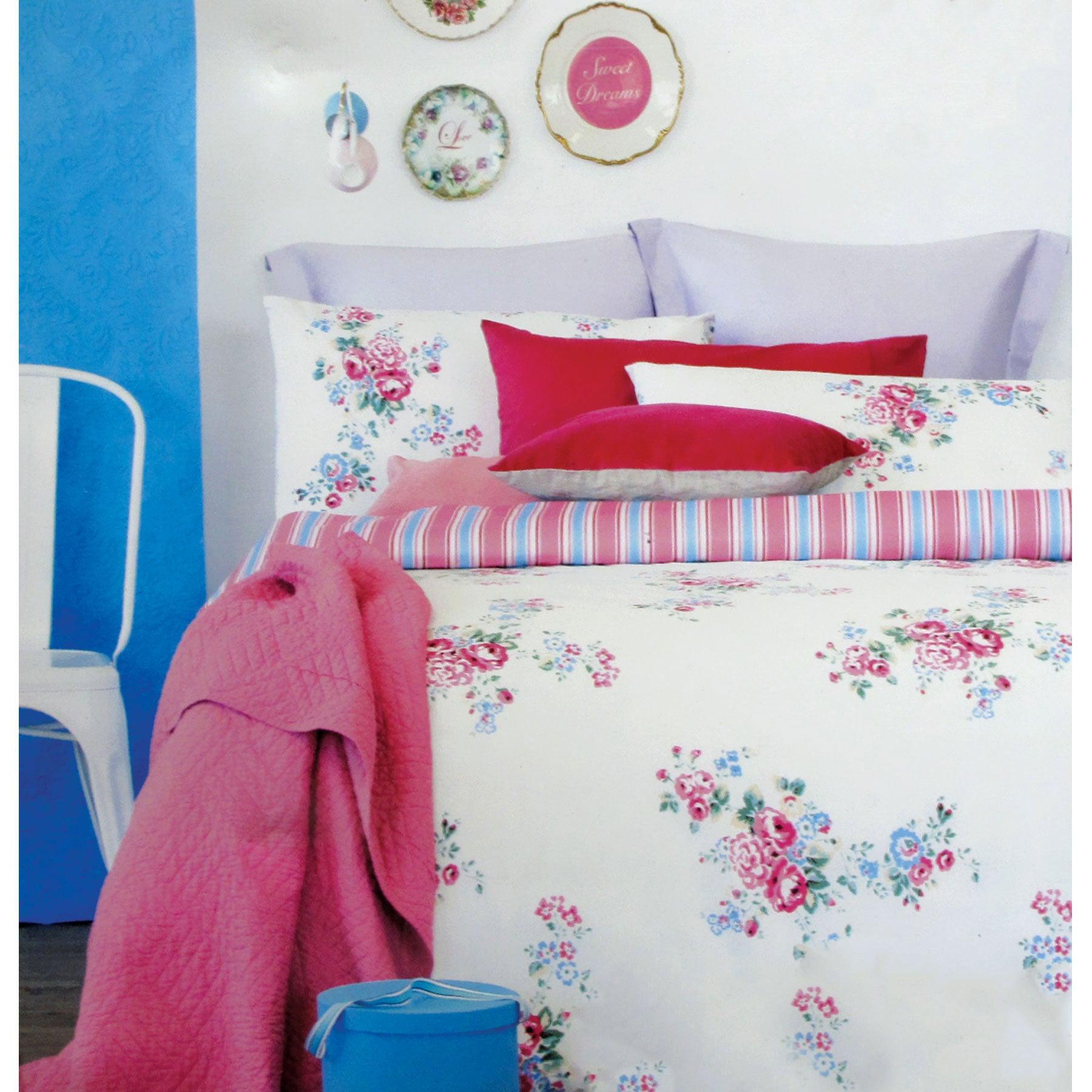 Ardor Rose Pink Quilt Cover Set King - Harrogates