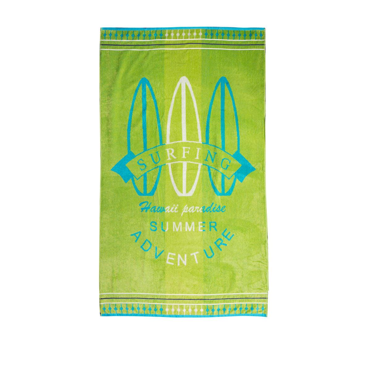 Rans Premium Cotton Jacquard Beach Towel Surfing - Harrogates