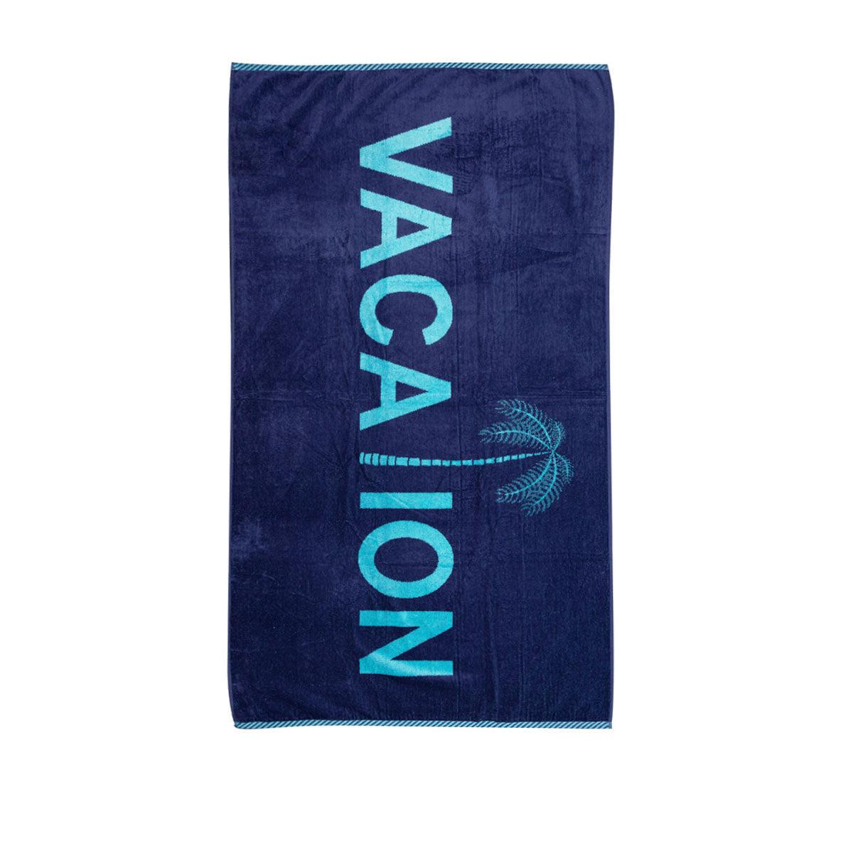 Rans Premium Cotton Jacquard Beach Towel Vacation - Harrogates