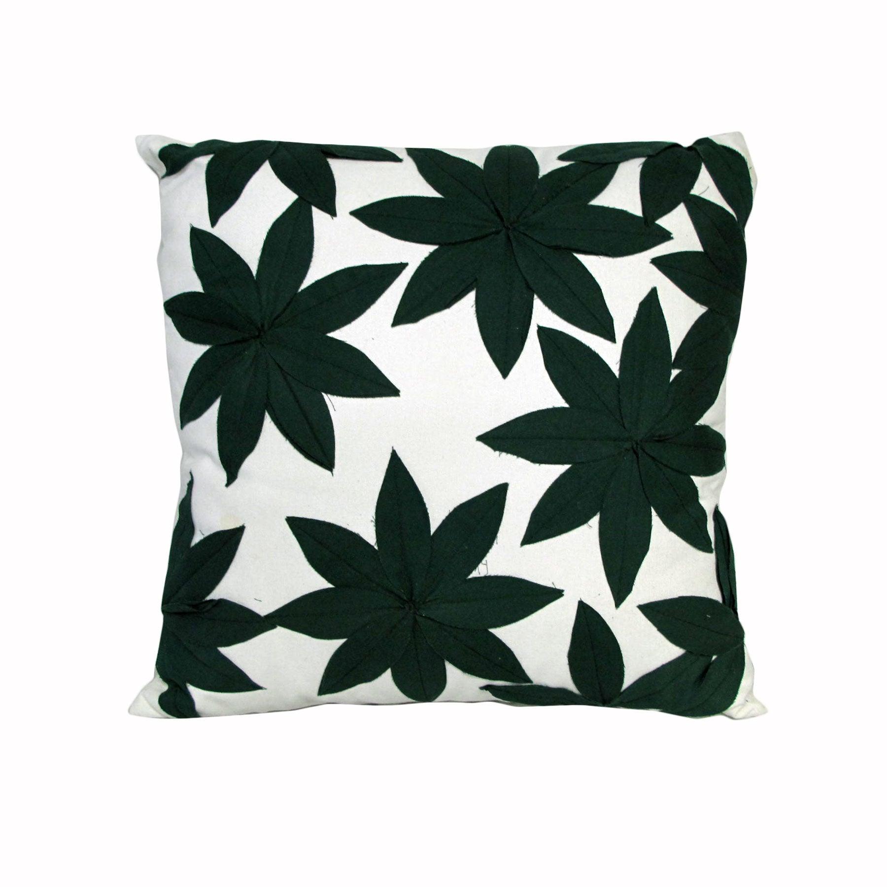 Impressions Impressions Lilypad 45x45 cm Cushion - White - Harrogates