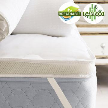 airmax bamboo mattress topper 1000gsm king single - Harrogates