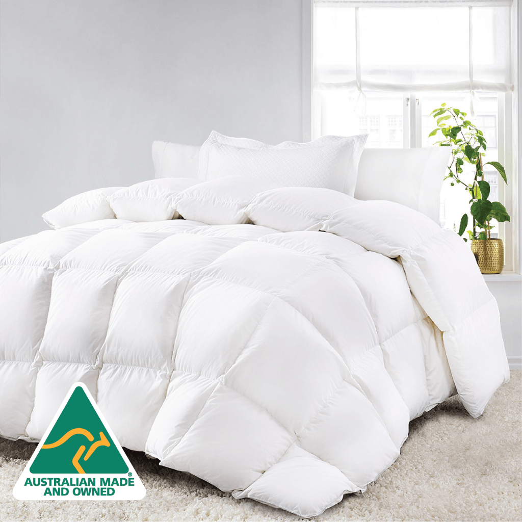 Luxor Ultra Warm Winter Microfibre Quilt 800GSM (Super King) (Made in Aus) - Harrogates