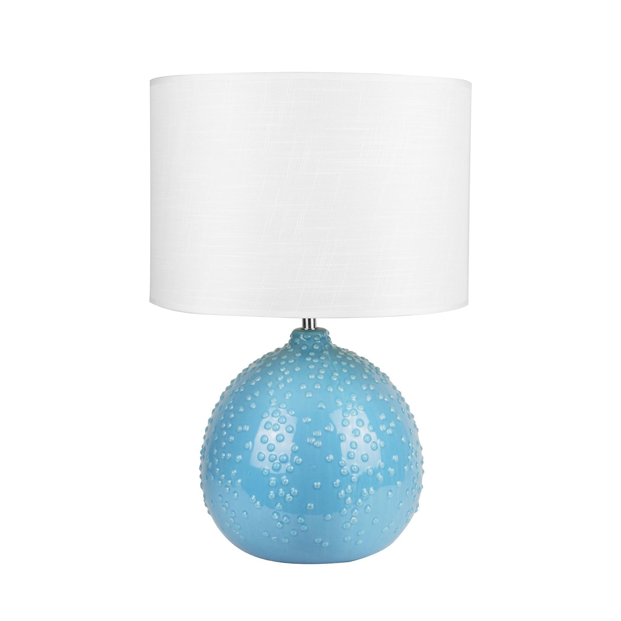 Boden Ceramic Table Lamp - Blue - Harrogates