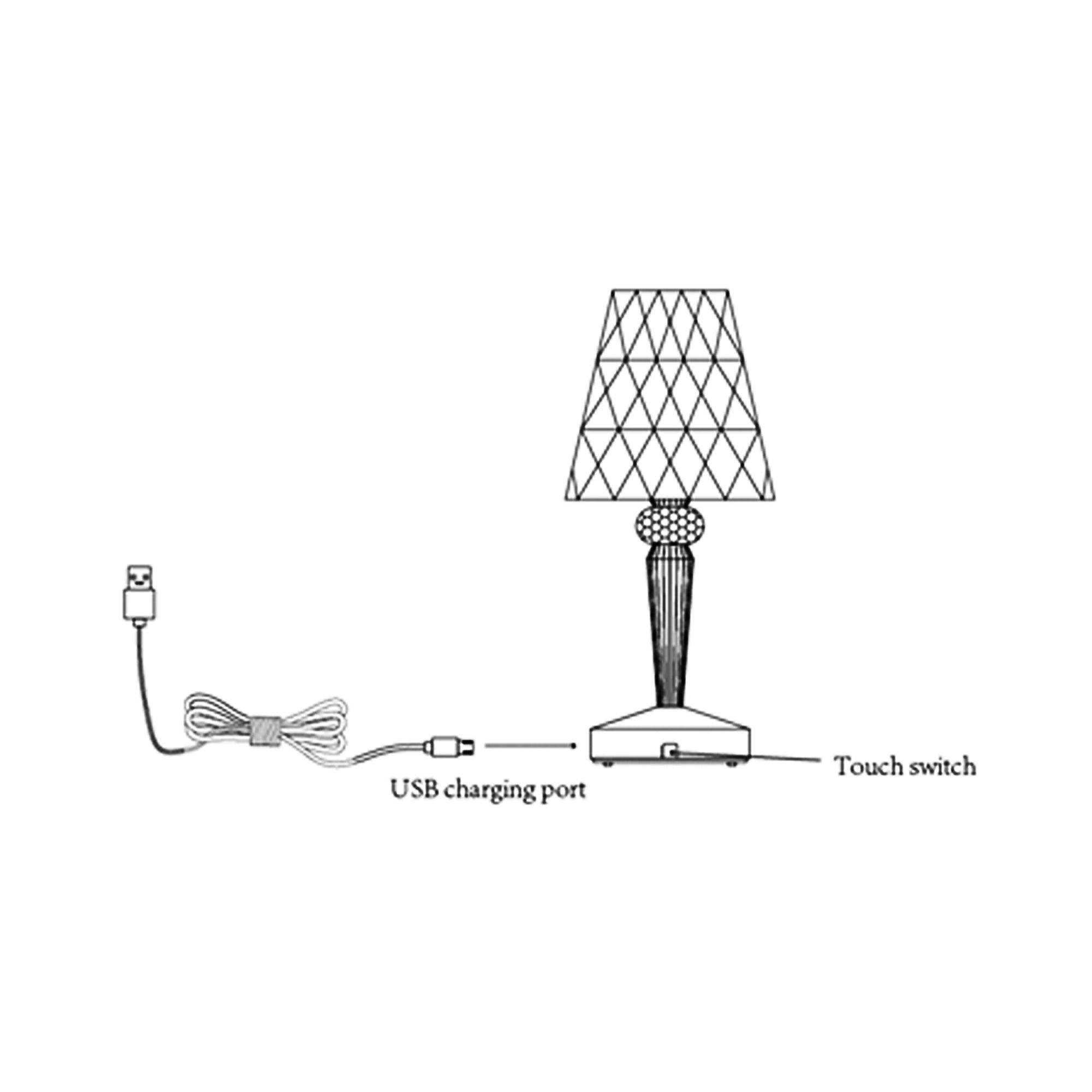 Eugenia Touch Table Lamp - Harrogates