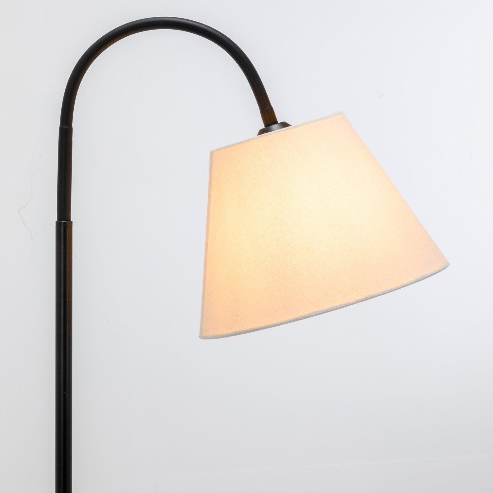 Florence Tripod Lamp Shelf Storage Drawer Bed Side Table Light w/ USB Charger - Harrogates