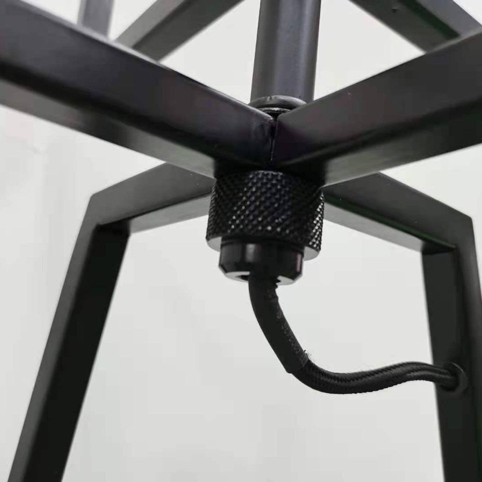 Modern Dimmable Floor Lamp w/ Linen Shade Designer Bedroom Lighting - Matte Black - Harrogates