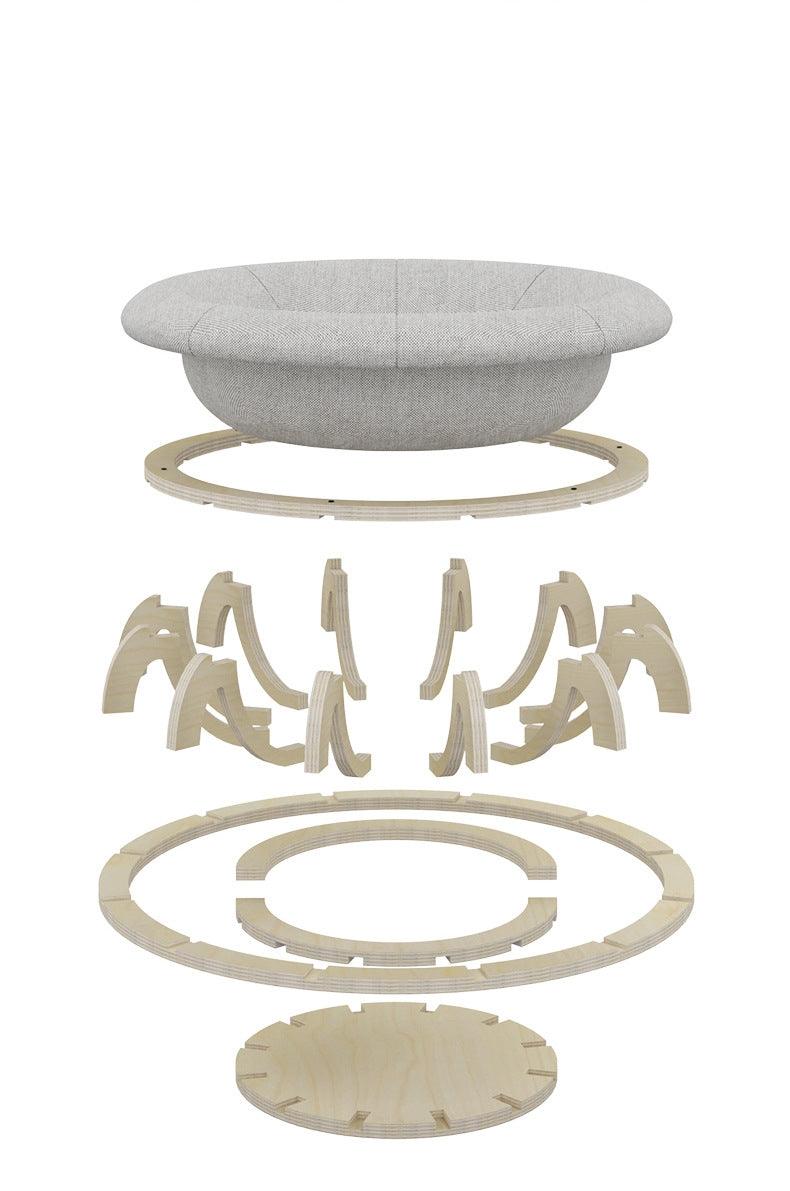 Timber Gyro Cat Nest Bed - Harrogates