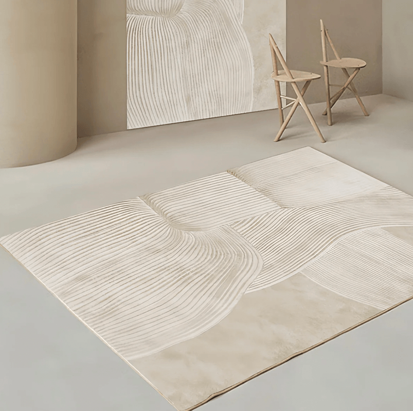 Wabi-Sabi style- white Imitation Cashmere Rug 200cm*300cm - Harrogates