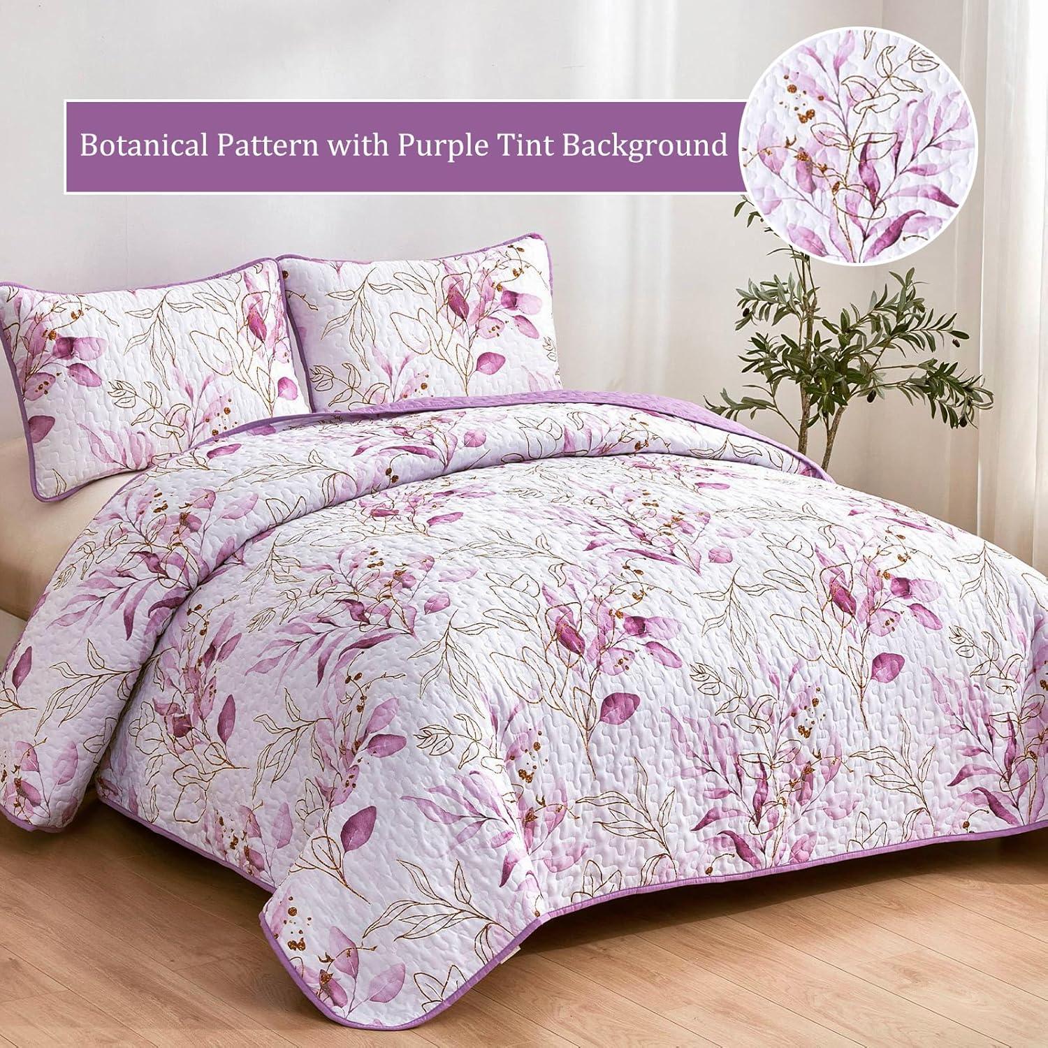 Unique Quilted bedspread and pillowcovers set: Stand Out in Style - Queen size - Harrogates