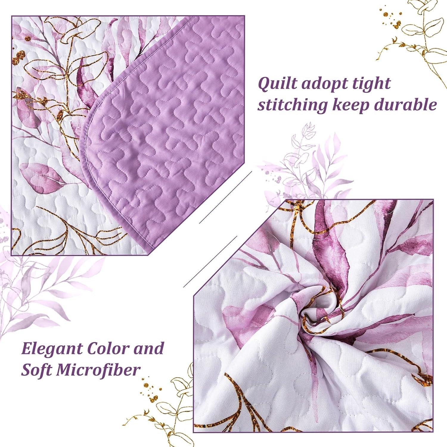 Unique Quilted bedspread and pillowcovers set: Stand Out in Style - Queen size - Harrogates