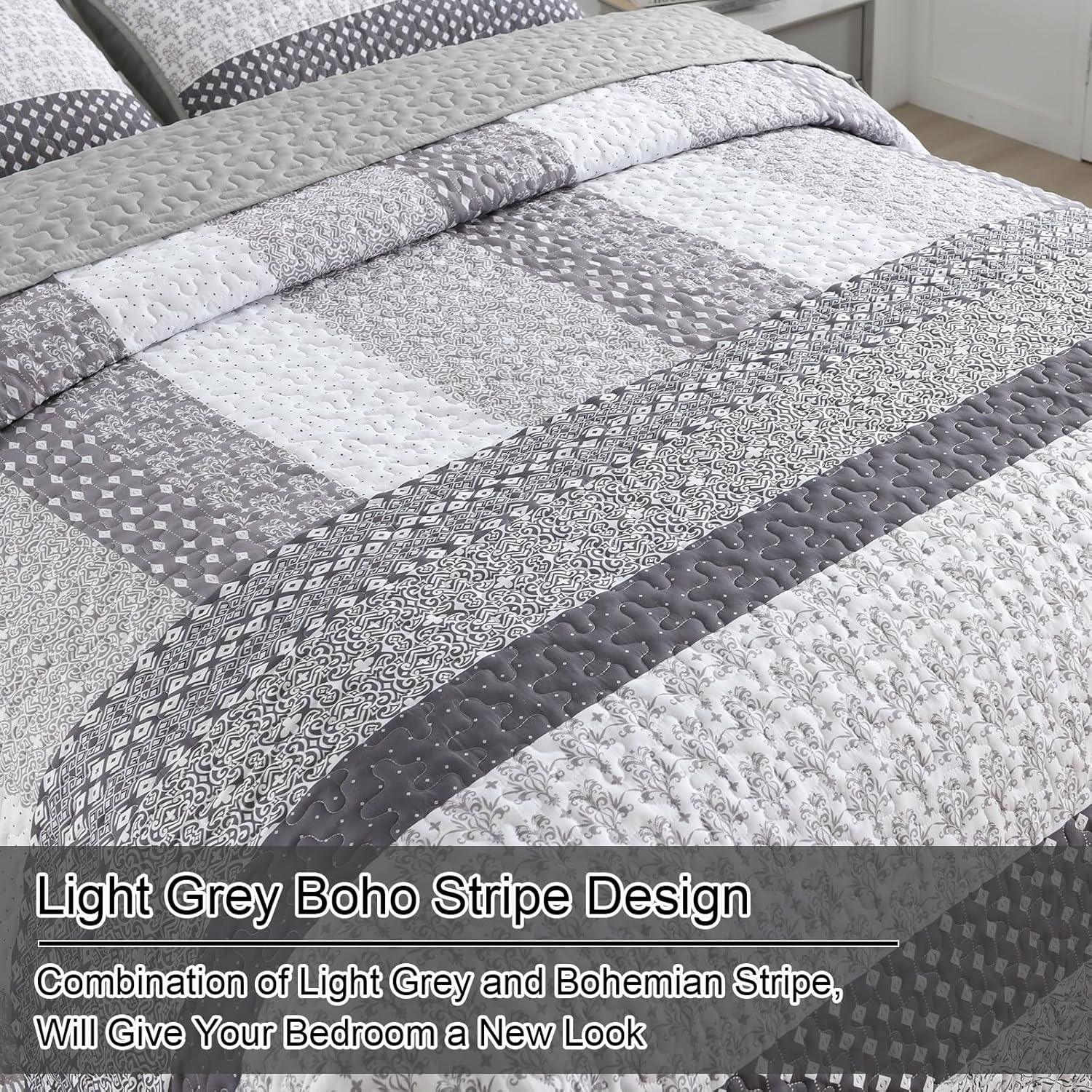Bespoke Quilted Bedspread and Pillowcases Set: Tailored Luxury for Your Home - Queen size - Harrogates