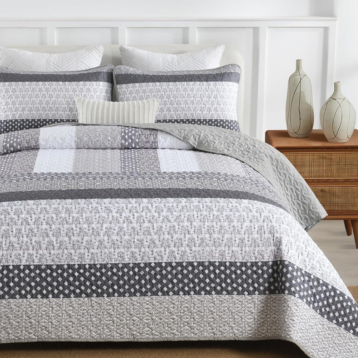 Bespoke Quilted Bedspread and Pillowcases Set: Tailored Luxury for Your Home - Queen size - Harrogates