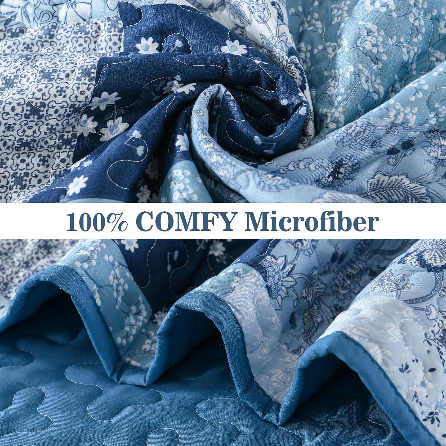 Charming Quilted coverlet and pillowcovers set: Timeless Appeal - Queen size - Harrogates