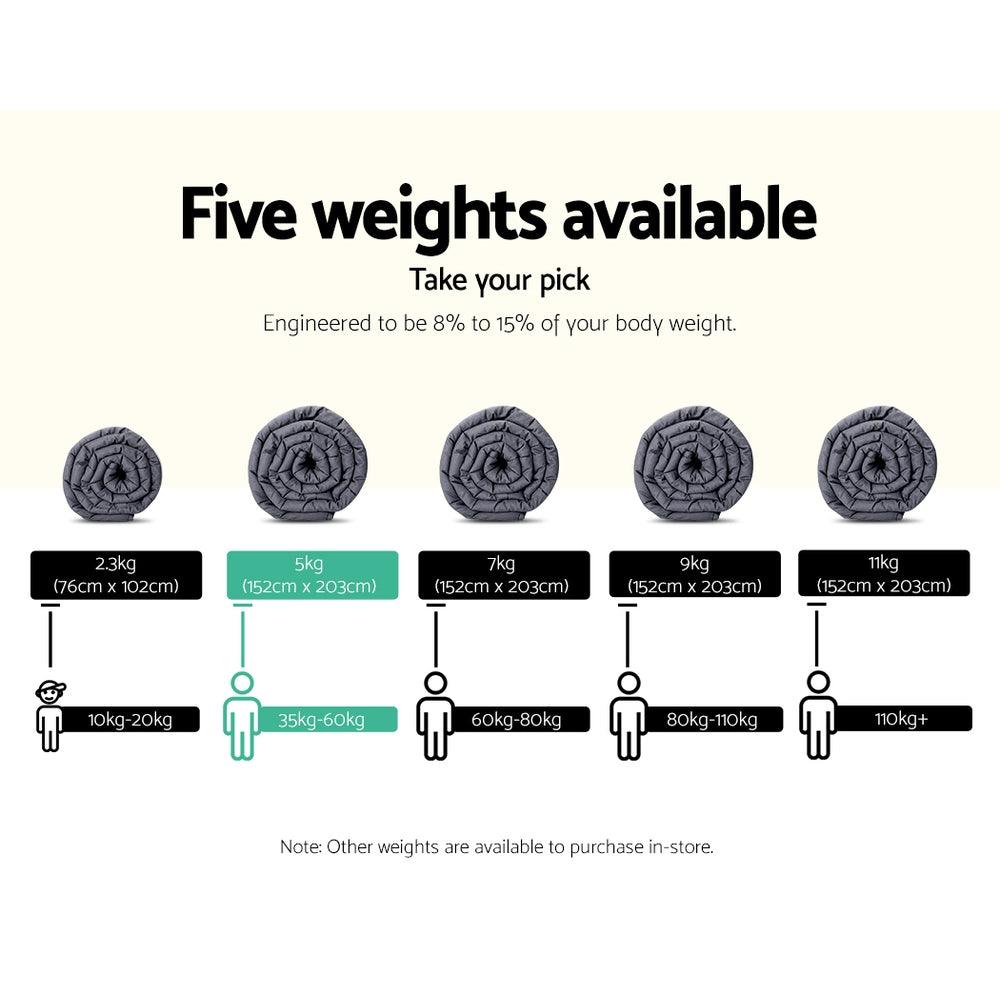 Giselle Weighted Blanket 5KG Adult - Harrogates