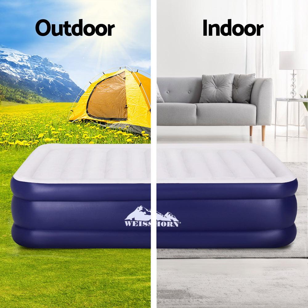 Weisshorn Air Mattress Queen Inflatable Bed Air bed 51cm - Harrogates