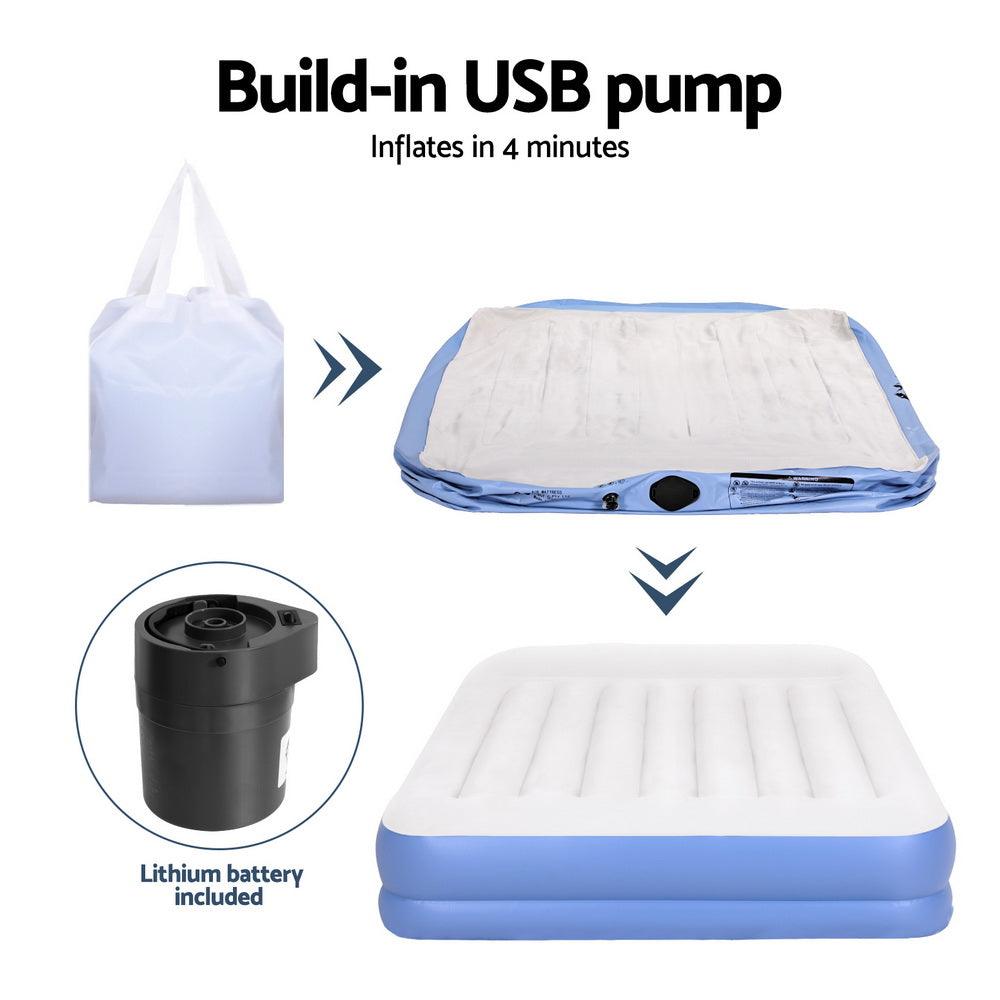 Weisshorn Air Mattress Queen Inflatable Bed 41cm Air bed - Harrogates