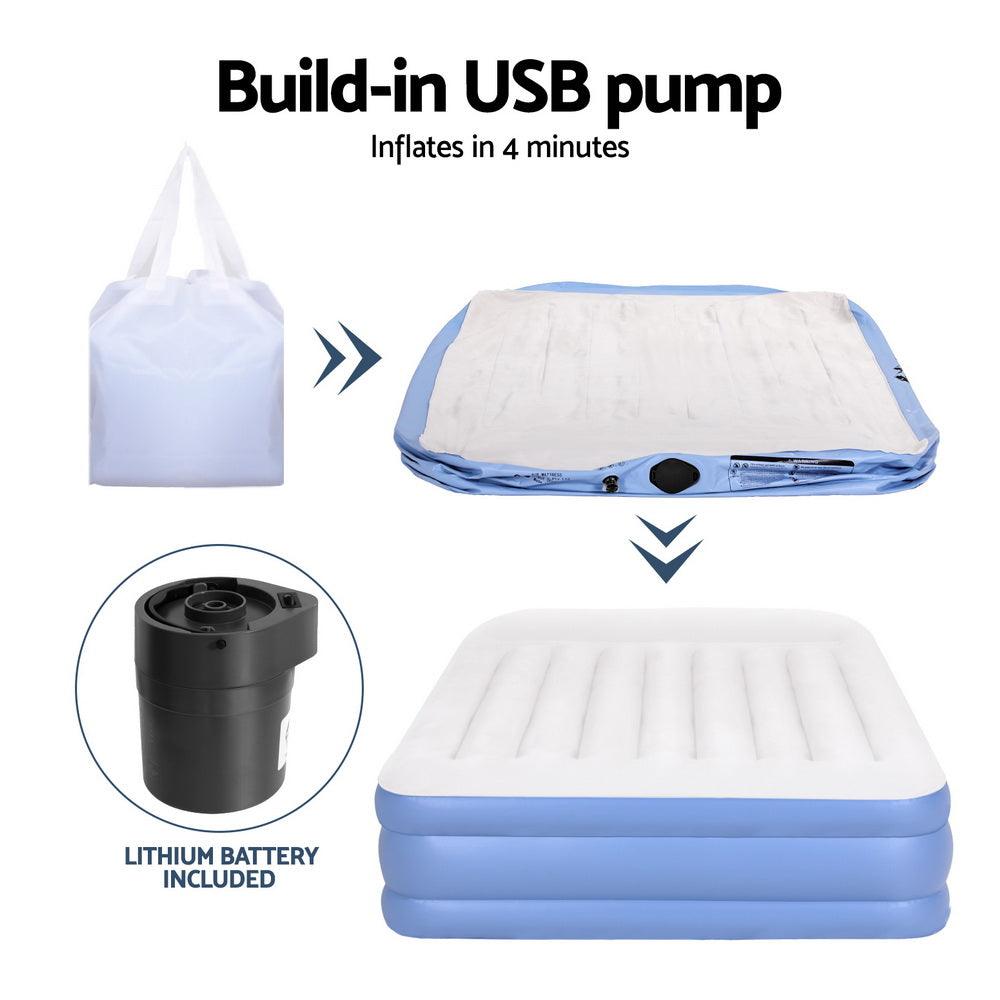 Weisshorn Air Mattress Queen Inflatable Bed 46cm Air bed - Harrogates