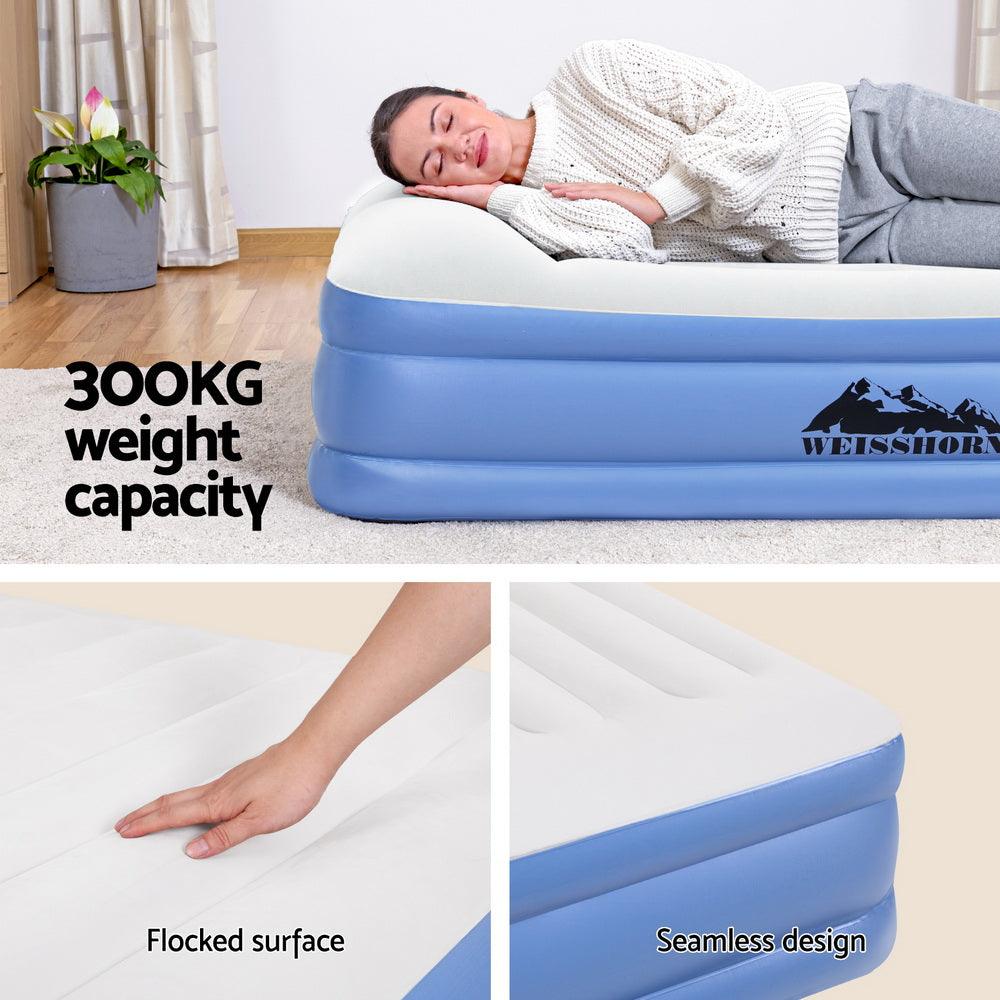 Weisshorn Air Mattress Queen Inflatable Bed 50cm Air bed - Harrogates