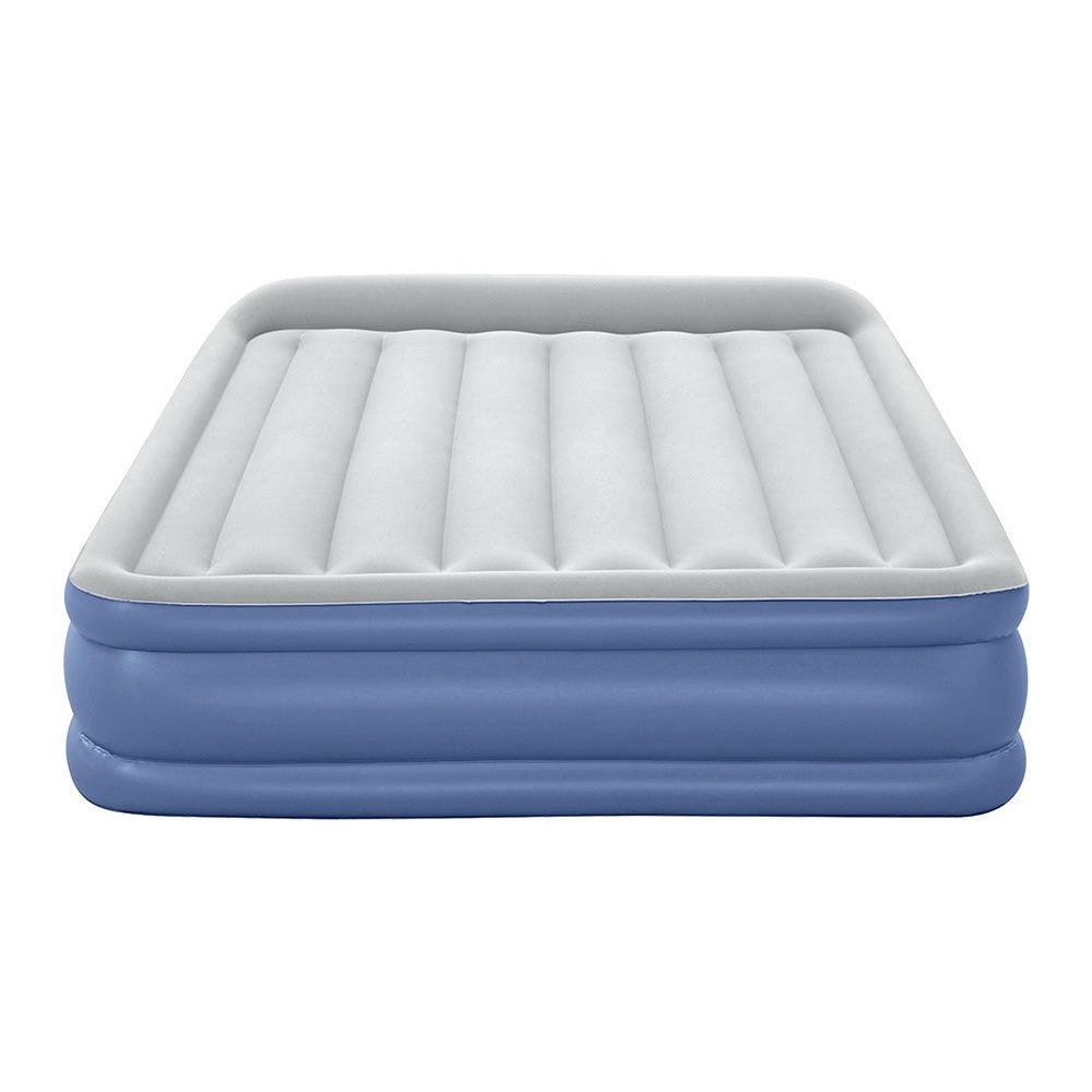 Bestway Air Mattress Queen Inflatable Bed 46cm Airbed Blue - Harrogates