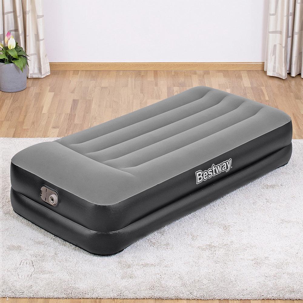 Bestway Air Mattress Single Inflatable Bed 46cm Airbed Black - Harrogates