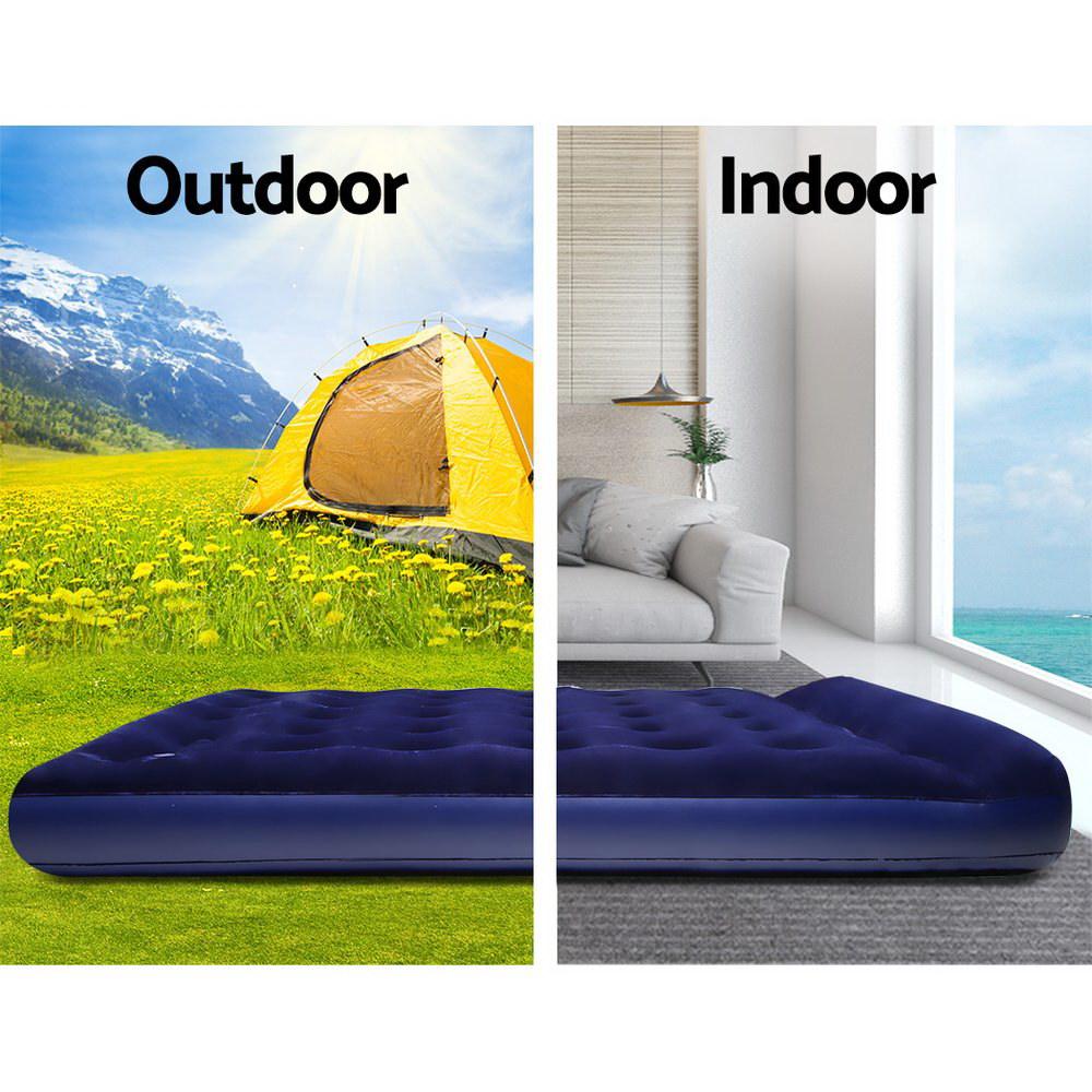 Bestway Single Size Inflatable Air Mattress - Navy - Harrogates