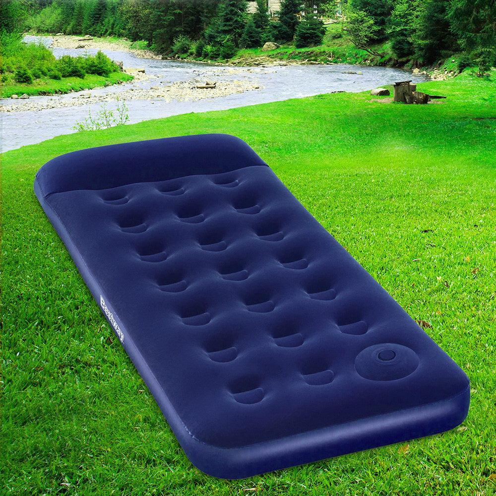 Bestway Single Size Inflatable Air Mattress - Navy - Harrogates