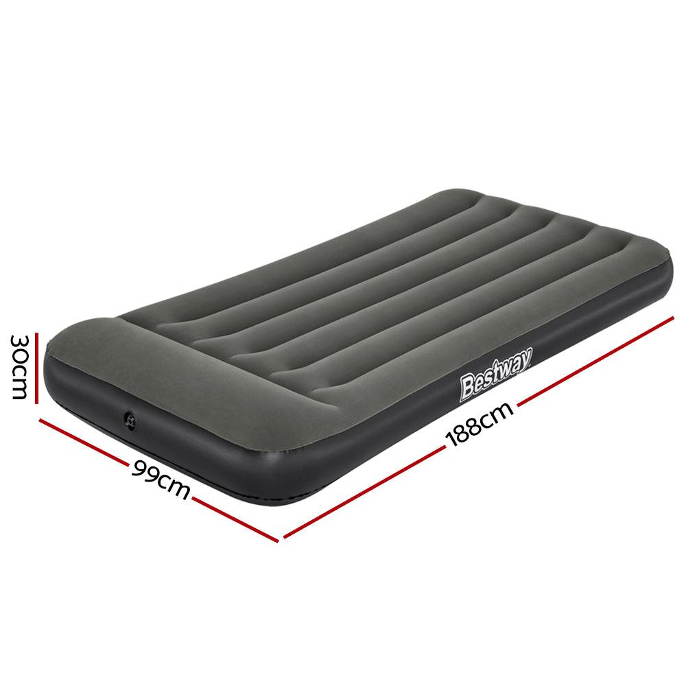 Bestway Air Mattress Single Inflatable Bed 30cm Airbed Grey - Harrogates