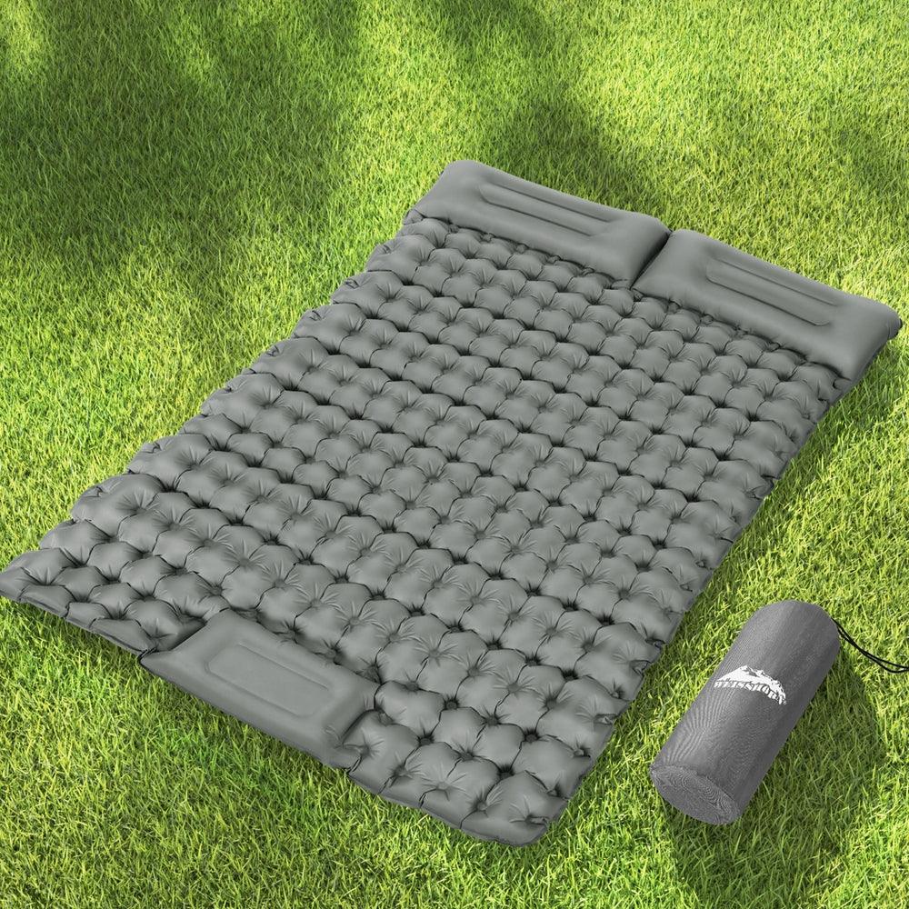 Weisshorn Self Inflating Mattress Camping Sleeping Mat Air Bed Double Pillow Bag - Harrogates