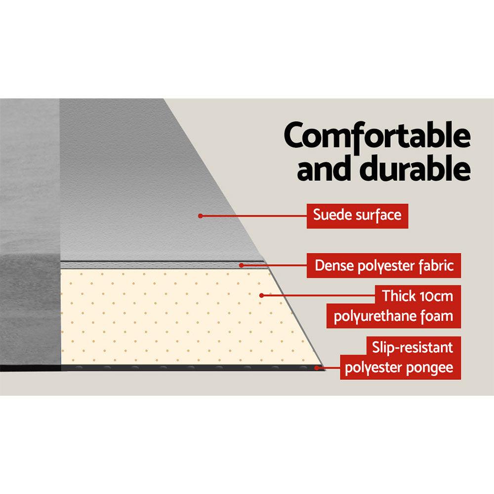 Weisshorn Self Inflating Mattress Camping Sleeping Mat Air Bed Double Set Grey - Harrogates