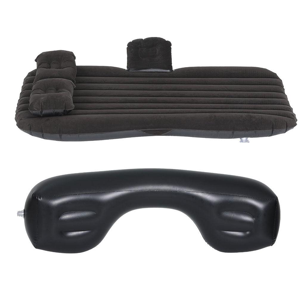 Weisshorn Car Mattress 134x78 Inflatable SUV Back Seat Camping Bed Black - Harrogates